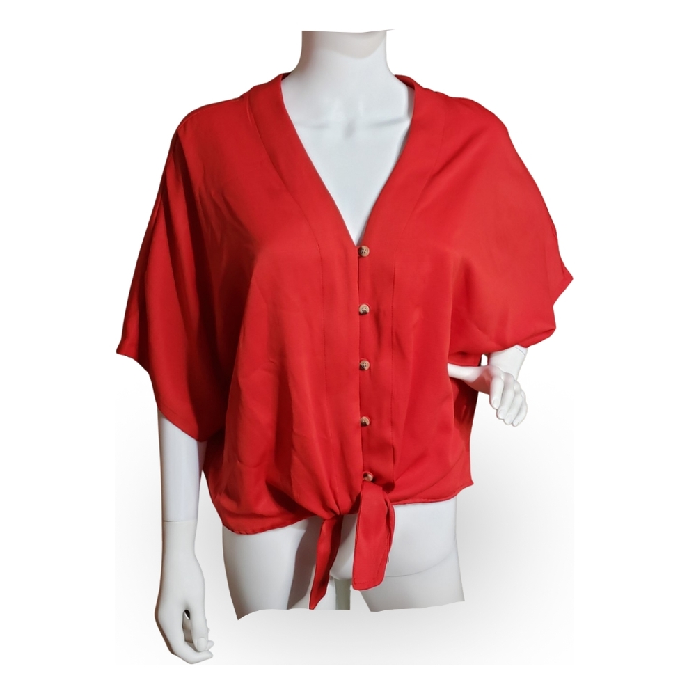 Style Envy Button Down Shirt Womens Size Extra Large - Picture 1 of 8